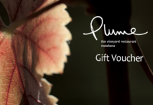 Give an Online Gift Voucher For Plume Vineyard Restaurant This Xmas gift voucher